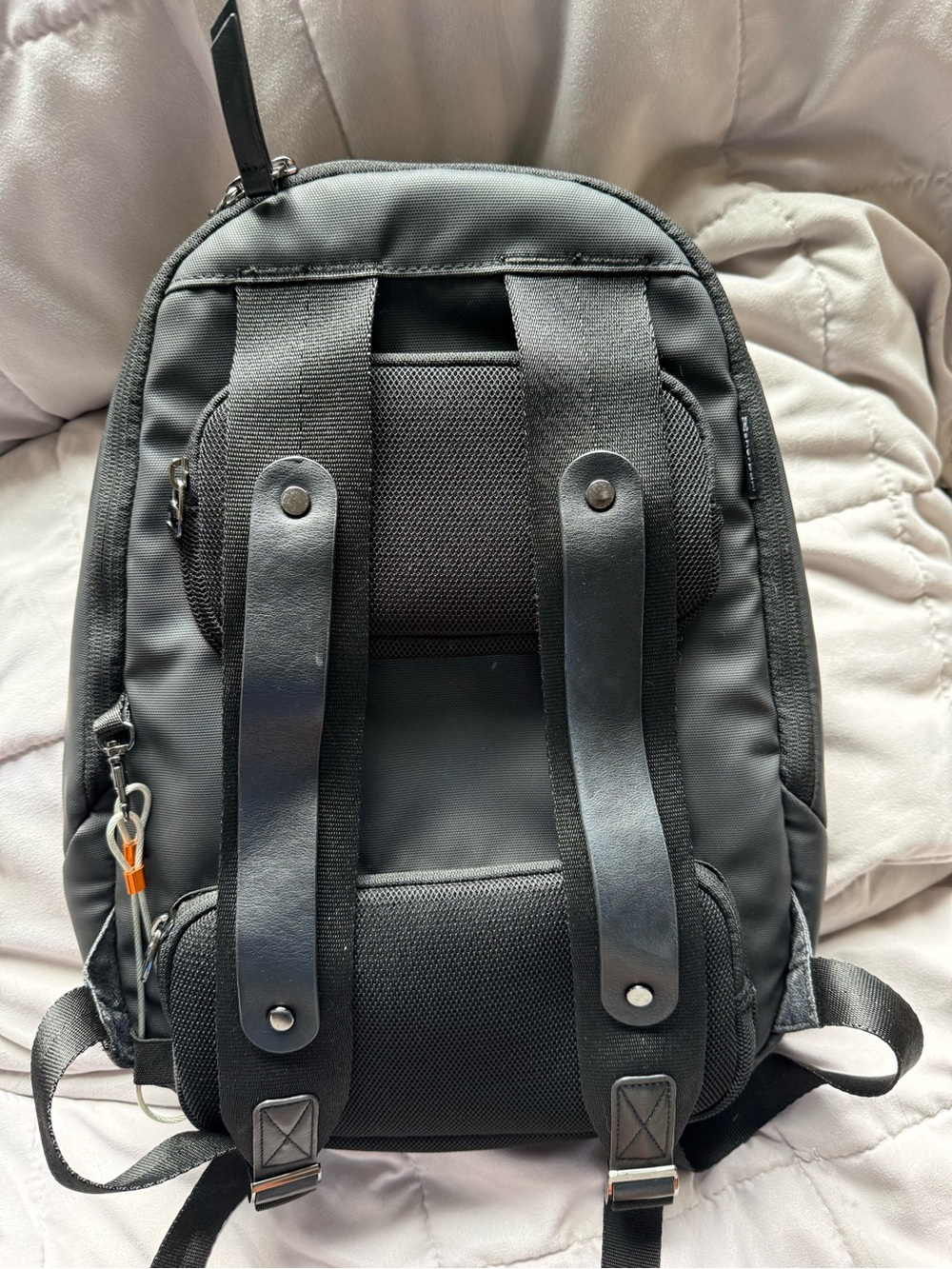 Sherpani Gray and Black Women's Everyday Anti Theft Backpack - Picture 2 of 6